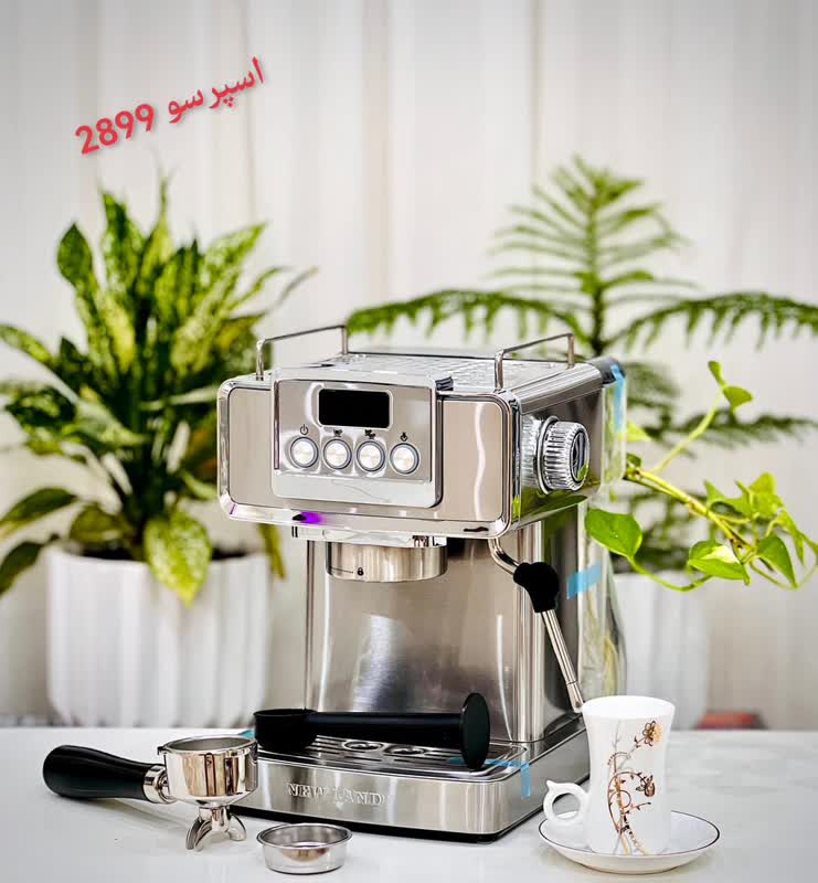 717a919c-c44c-4c9d-926d-1fc304a0a010 اسپرسو استیل حرفه ای نیولند کد 2899 - تصویر 1